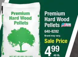 Menards Premium Hard Wood Pellets offer