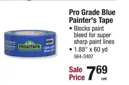 Menards Pro Grade Blue Painter's Tape offer
