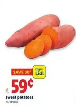 Lidl sweet potatoes offer