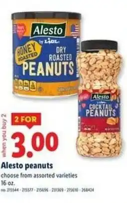 Lidl Alesto peanuts offer