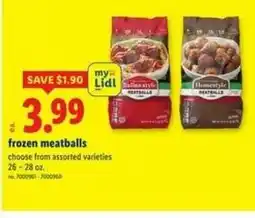 Lidl frozen meatballs offer