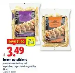 Lidl frozen potstickers offer