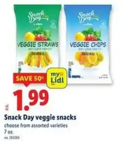 Lidl Snack Day veggie snacks offer
