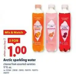 Lidl Arctic sparkling water offer