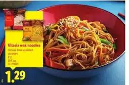 Lidl Vitasia wok noodles offer