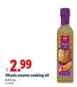Lidl Vitasia sesame cooking oil offer