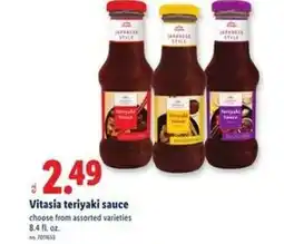 Lidl Vitasia teriyaki sauce offer