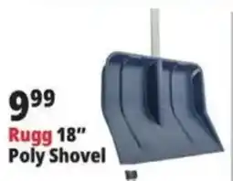 Ocean State Job Lot Rugg 18" Poly Shovel offer