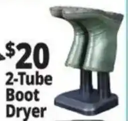 Ocean State Job Lot 2-Tube Boot Dryer offer