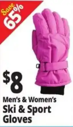 Ocean State Job Lot Men's & Women's Ski & Sport Gloves offer