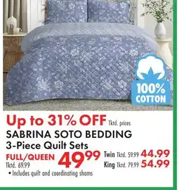 Boscov's SABRINA SOTOBEDDING offer