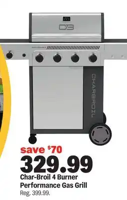 Meijer Char-Broil 4 Burner Performance Gas Grill offer