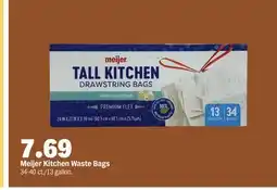 Meijer Meijer Kitchen Waste Bags offer