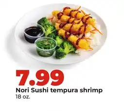 Hy-Vee Nori Sushi tempura shrimp offer