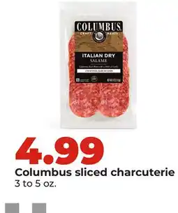 Hy-Vee Columbus sliced charcuterie offer