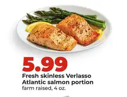 Hy-Vee Fresh skinless Verlasso Atlantic salmon portion offer