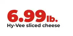Hy-Vee Hy-Vee sliced cheese offer