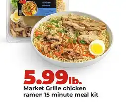 Hy-Vee Market Grille chicken ramen 15 minute meal kit offer
