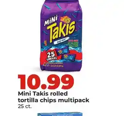 Hy-Vee Mini Takis rolled tortilla chips multipack offer