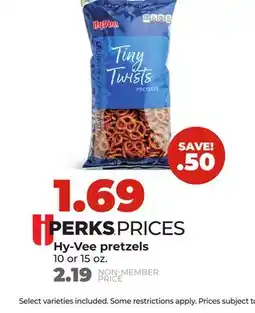Hy-Vee Hy-Vee pretzels offer
