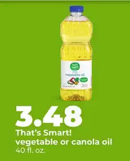 Hy-Vee That's Smart! vegetable or canola oil offer