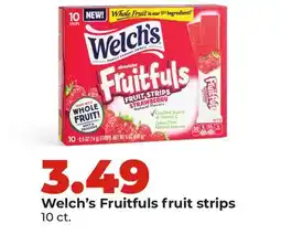 Hy-Vee Welch's Fruitfuls fruit strips offer
