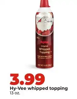 Hy-Vee Hy-Vee whipped topping offer