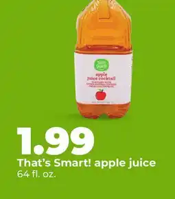 Hy-Vee That's Smart! apple juice offer