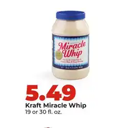 Hy-Vee Kraft Miracle Whip offer