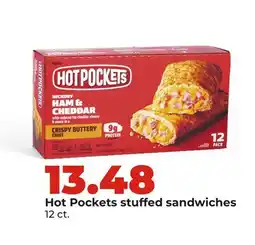 Hy-Vee Hot Pockets stuffed sandwiches offer
