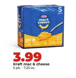 Hy-Vee Kraft mac & cheese offer