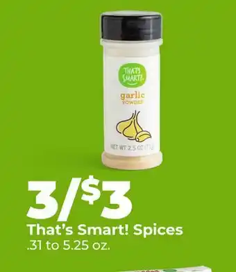 Hy-Vee That's Smart! Spices offer