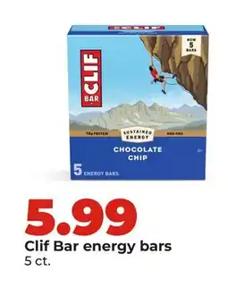 Hy-Vee Clif Bar energy bars offer