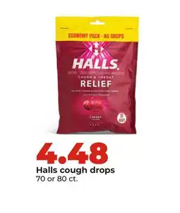 Hy-Vee Halls cough drops offer