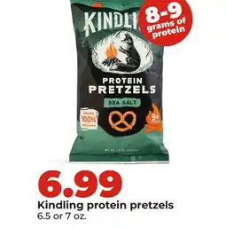 Hy-Vee Kindling protein pretzels offer