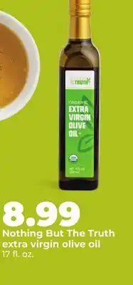 Hy-Vee Nothing But The Truth extra virgin olive oil offer