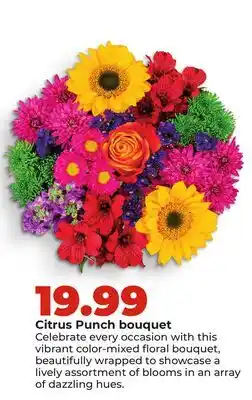 Hy-Vee Citrus Punch bouquet offer