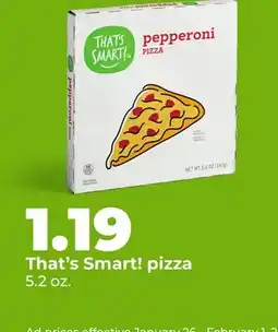 Hy-Vee That's Smart! pizza offer