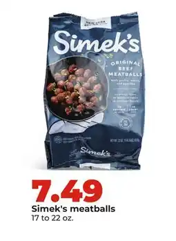 Hy-Vee Simek's meatballs offer