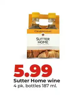 Hy-Vee Sutter Home wine offer