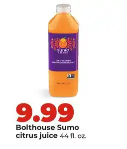 Hy-Vee Bolthouse Sumo citrus juice offer