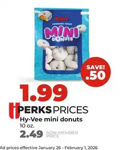Hy-Vee Hy-Vee mini donuts offer