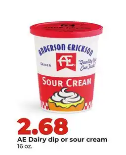 Hy-Vee AE Dairy dip or sour cream offer