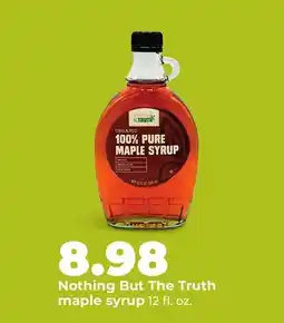 Hy-Vee Nothing But The Truth maple syrup offer