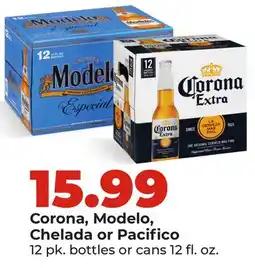 Hy-Vee Corona, Modelo, Chelada ||or Pacifico offer