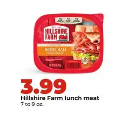 Hy-Vee Hillshire Farm lunch meat offer