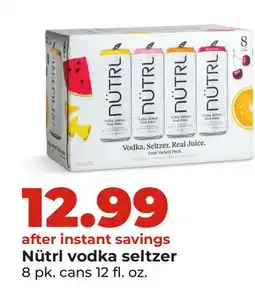 Hy-Vee Nütrl vodka seltzer offer