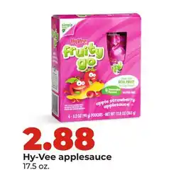 Hy-Vee Hy-Vee applesauce offer