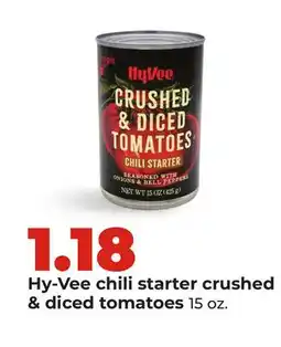 Hy-Vee Hy-Vee chili starter crushed & diced tomatoes offer
