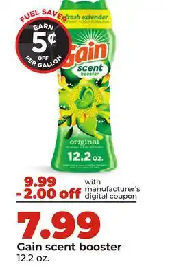 Hy-Vee Gain scent booster offer